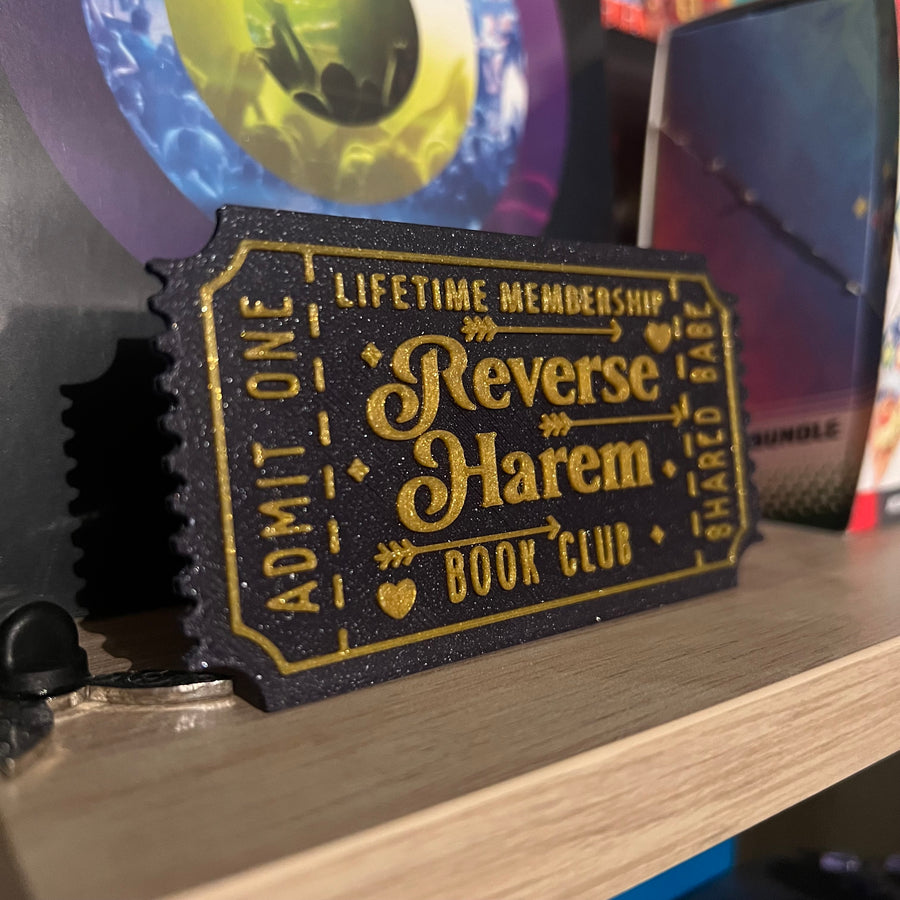 Reverse Harem Ticket - Boekenplank Decoratie