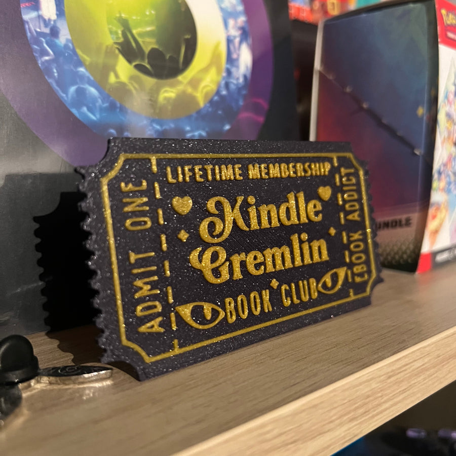 Kindle Gremlin Ticket - Boekenplank Decoratie