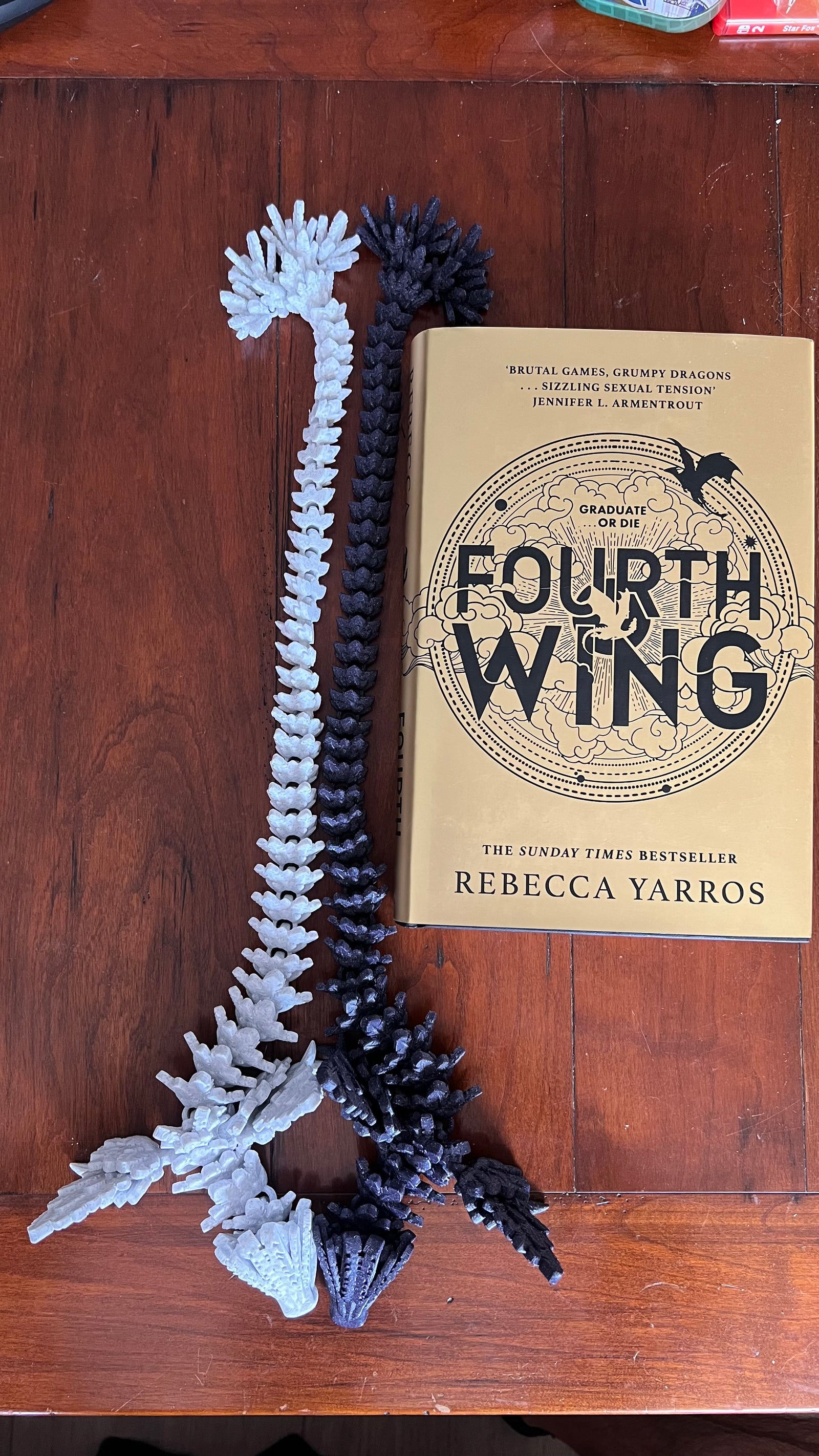 Winged Serpent — Grote 3D-geprinte draak Fidget Speeltje