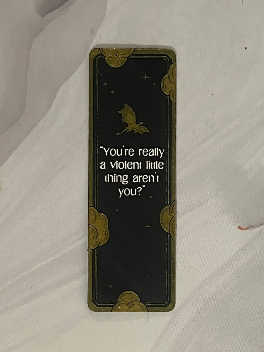 A Violent Little Thing – Bookmark - 3D Printed - Hand of Stardust