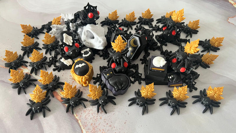 An image featuring a selection of 3d printed fidget toys