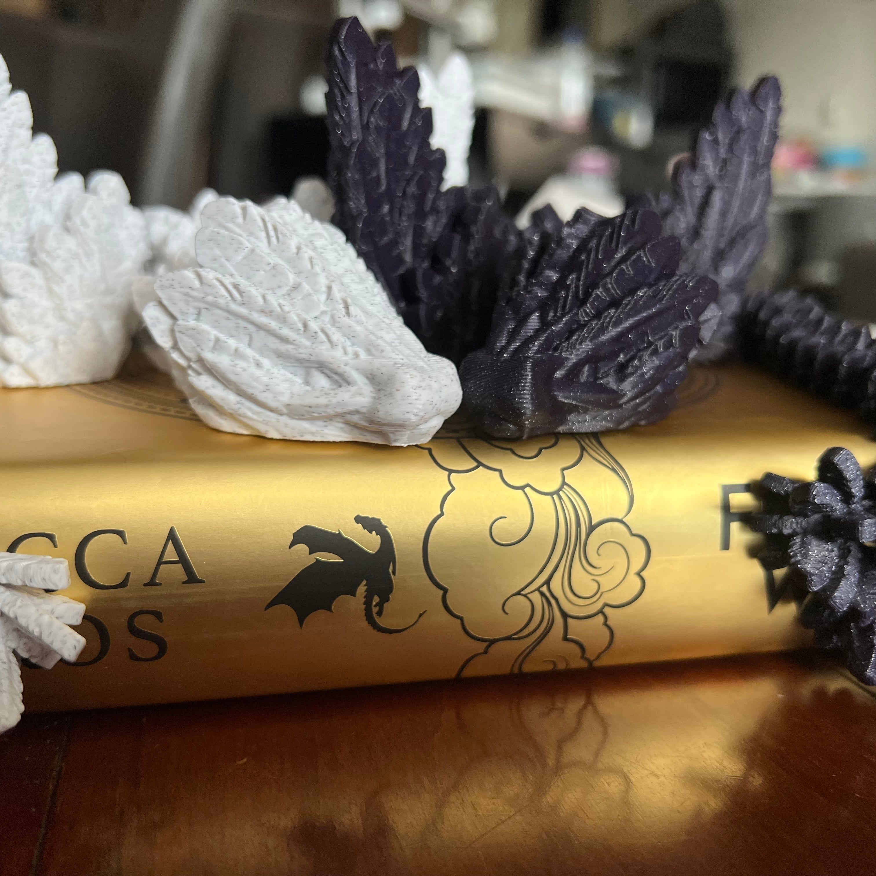 Winged Serpent — Large 3D Printed Dragon Fidget Toy