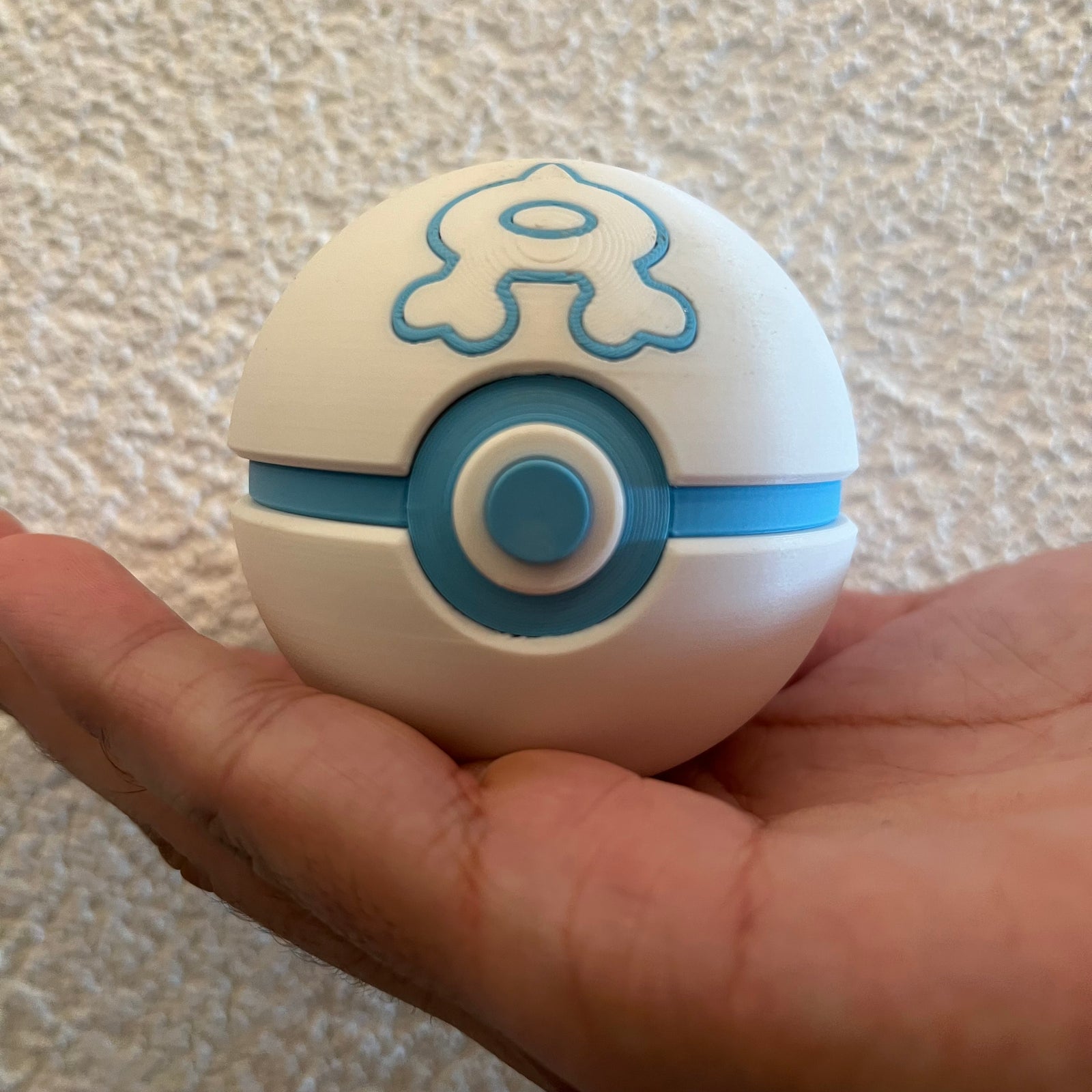 Team Aqua Ball — 3D geprinte Pokébal