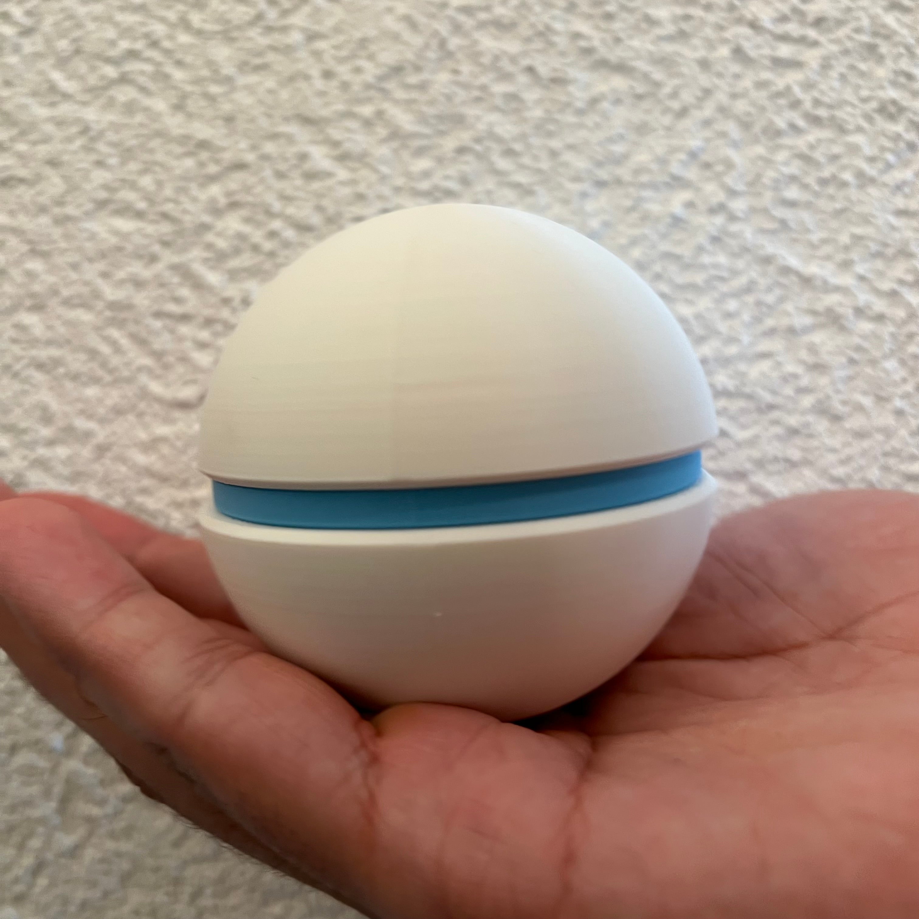 Team Aqua Ball — 3D Printed Pokéball