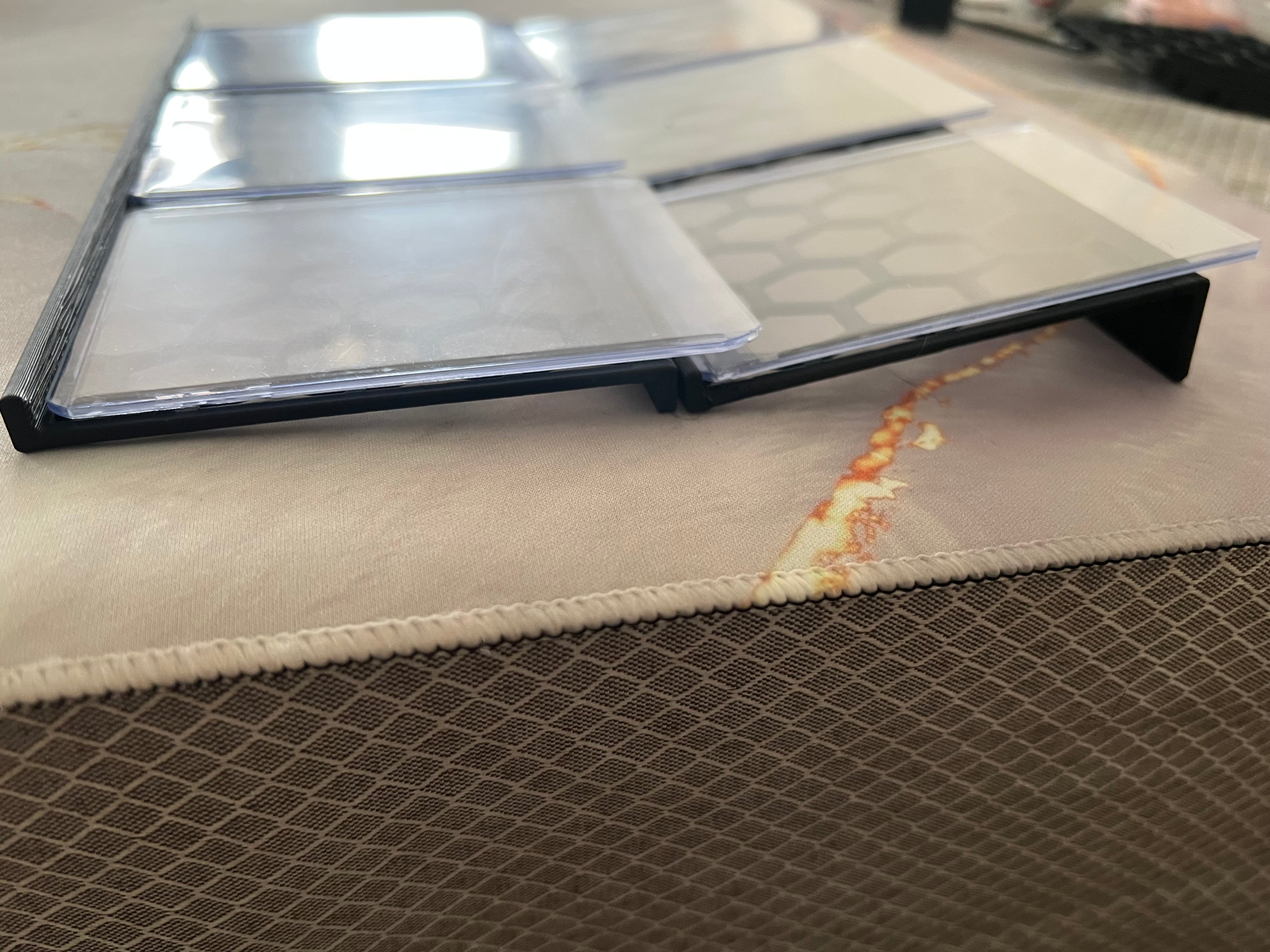 Low Profile Card Display Riser - Honeycomb Pattern