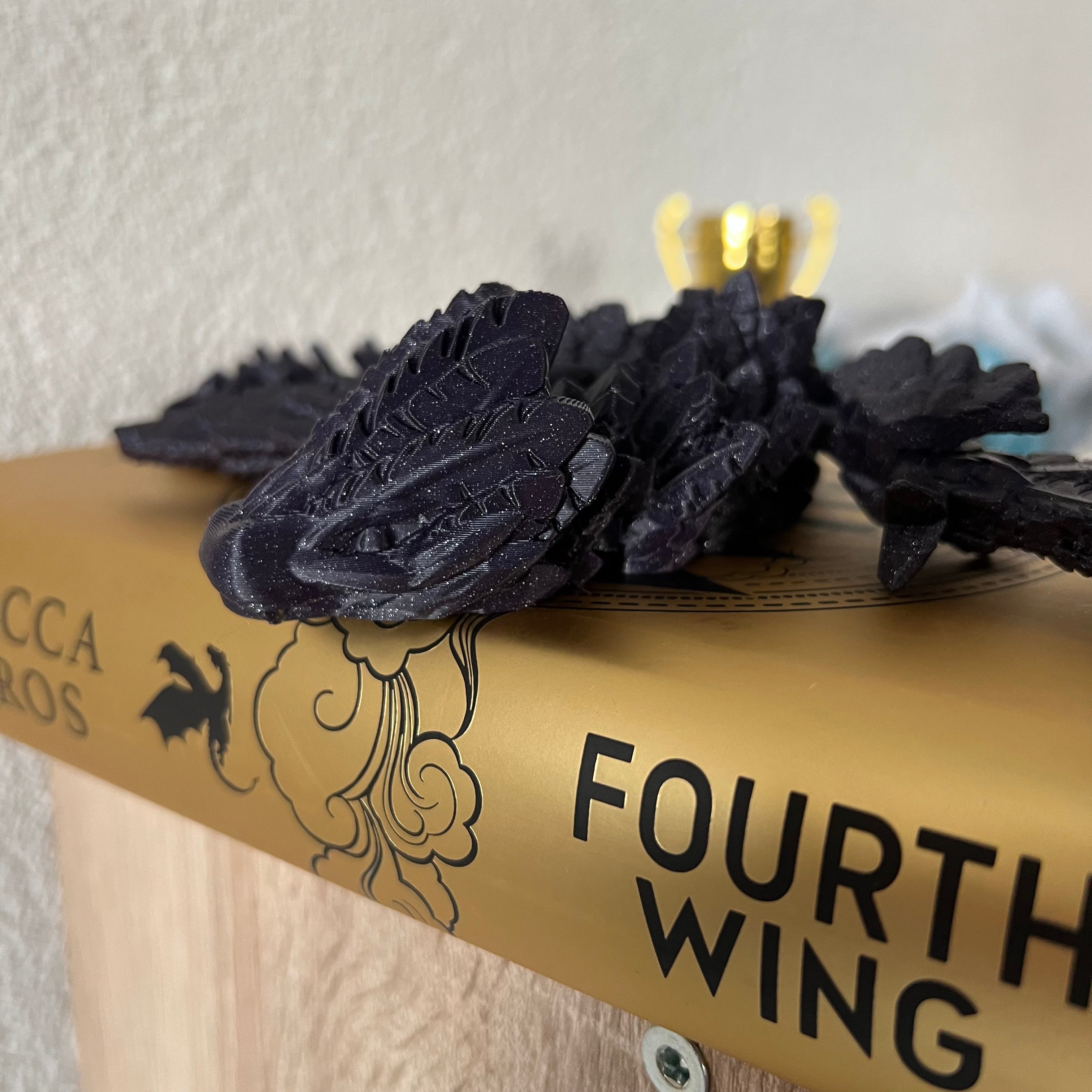 Winged Serpent — Large 3D Printed Dragon Fidget Toy