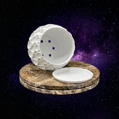 Bellvere - Plant Pot with Drip Tray - 3D Printed - Hand of Stardust