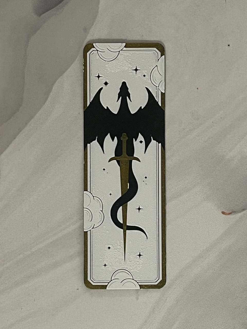 Dragon and Dagger – Bookmark - 3D Printed - Hand of Stardust