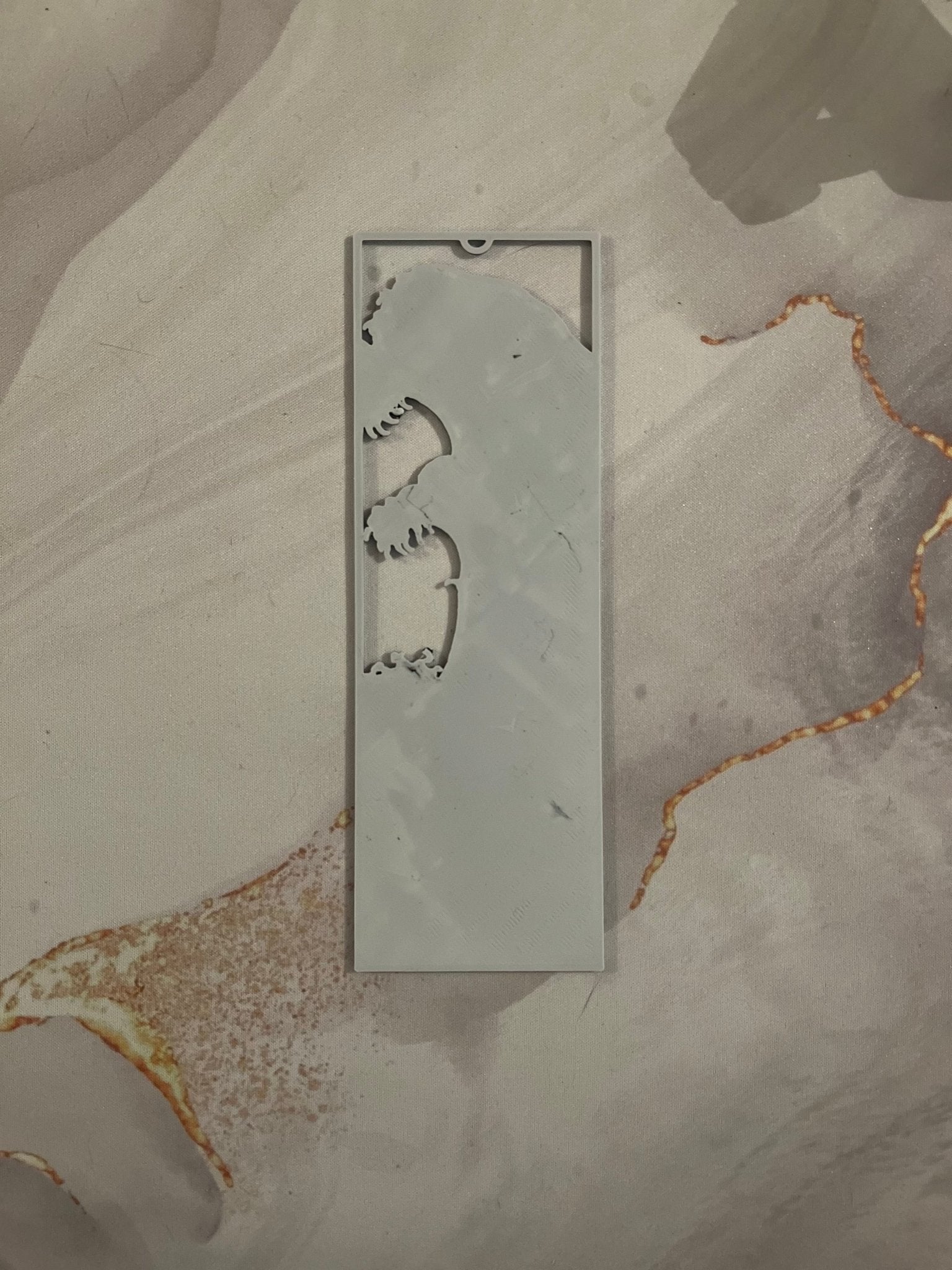 Great Waves - Bookmark - 3D Printed - Hand of Stardust