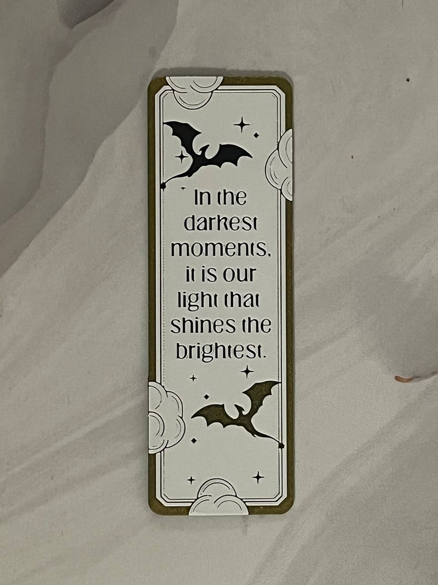Light in the Darkest Moments – Bookmark - 3D Printed - Hand of Stardust