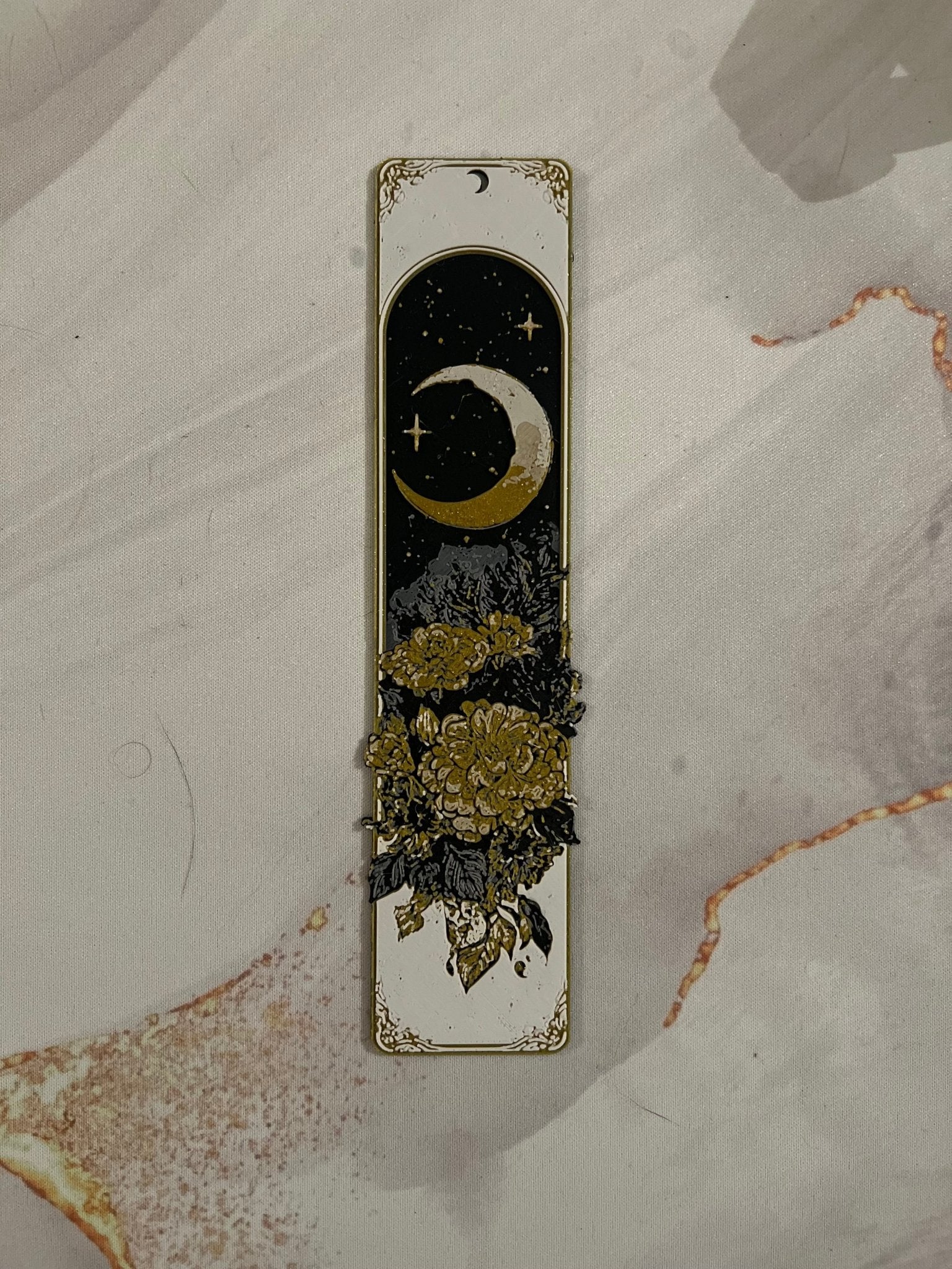 Moonlight Flower Night - Bookmark - Hand of Stardust
