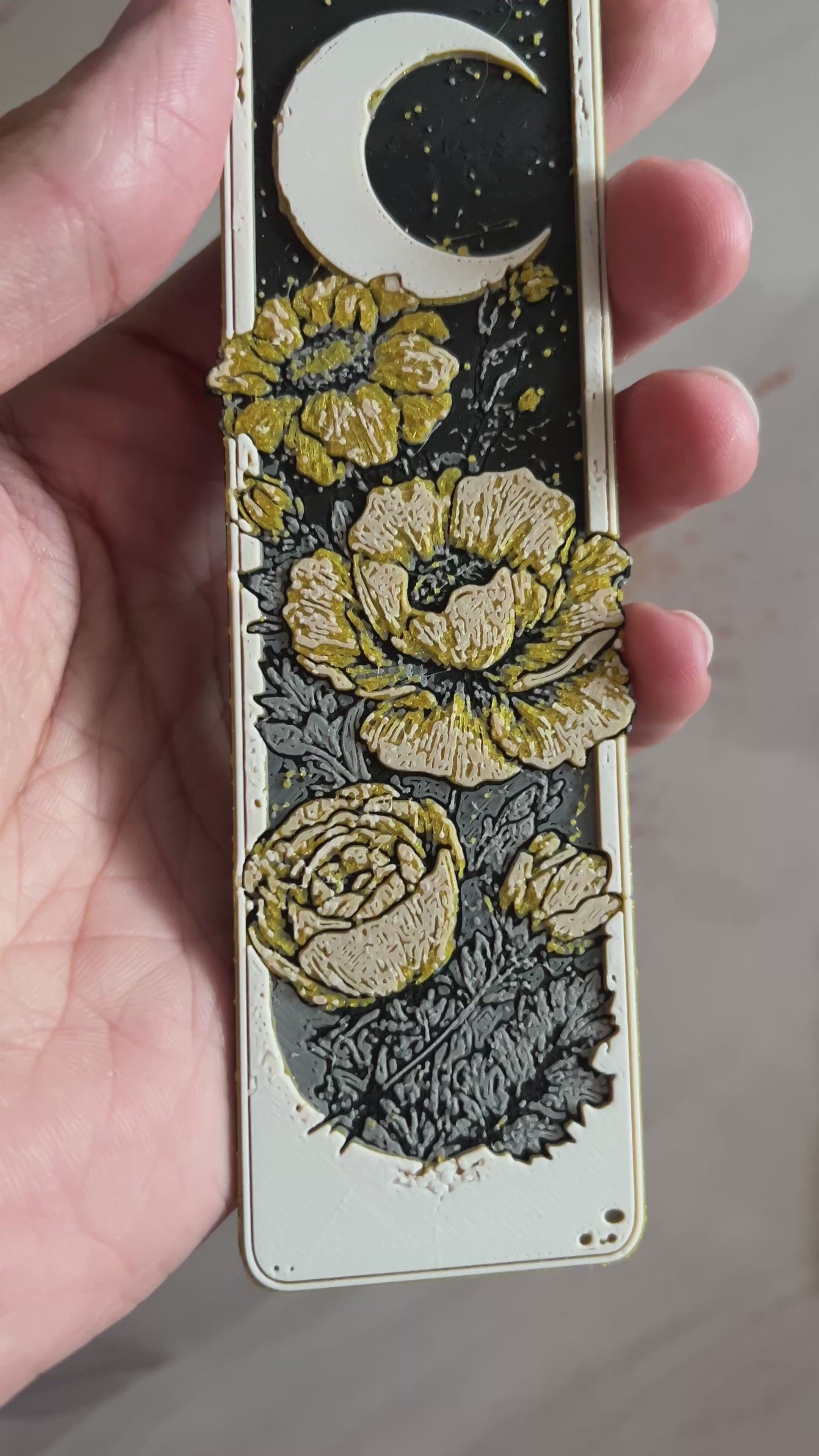 Moonlight Flower Night - Bookmark