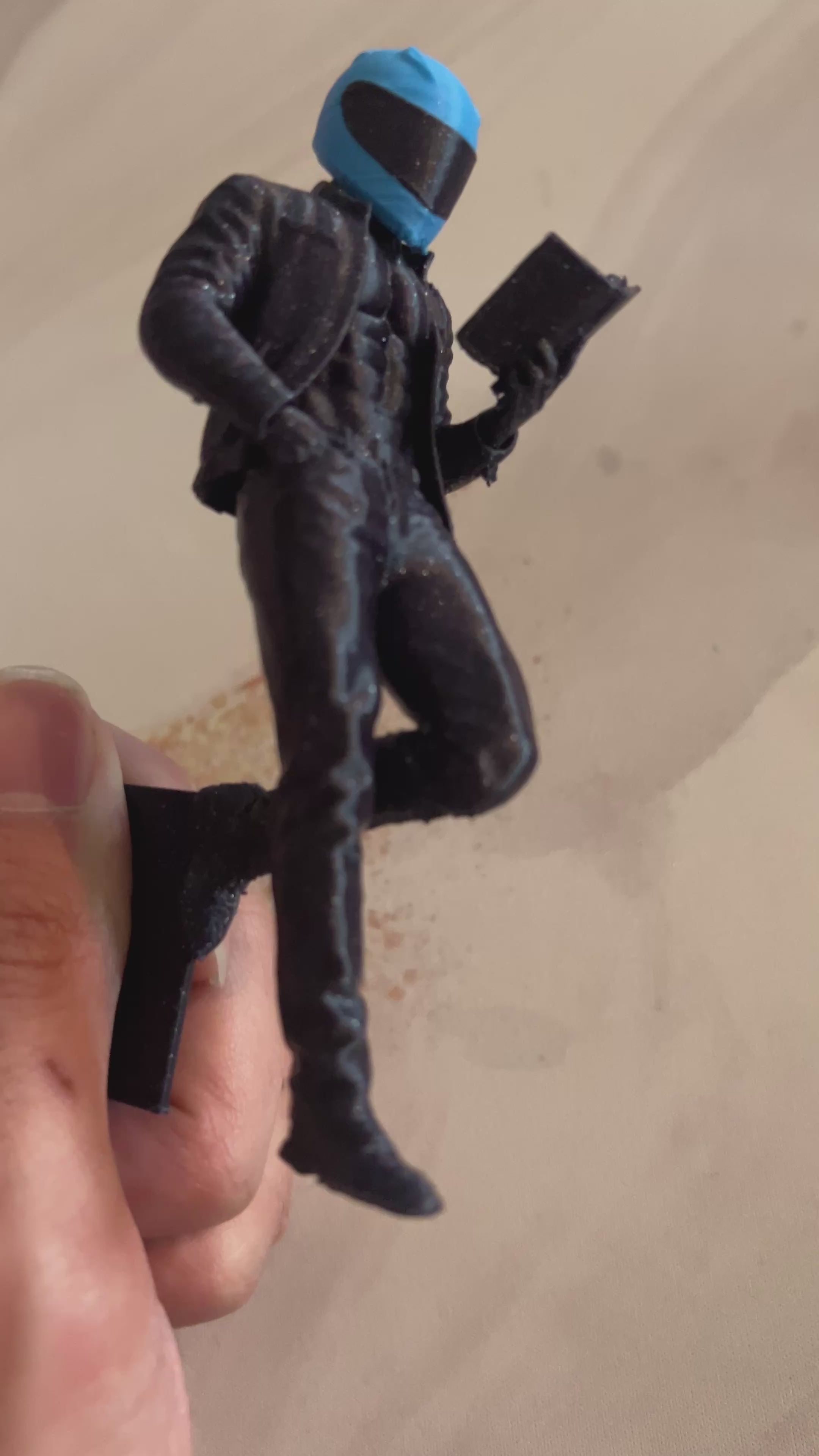 Sexy Biker with Book - Bookshelf Decoration