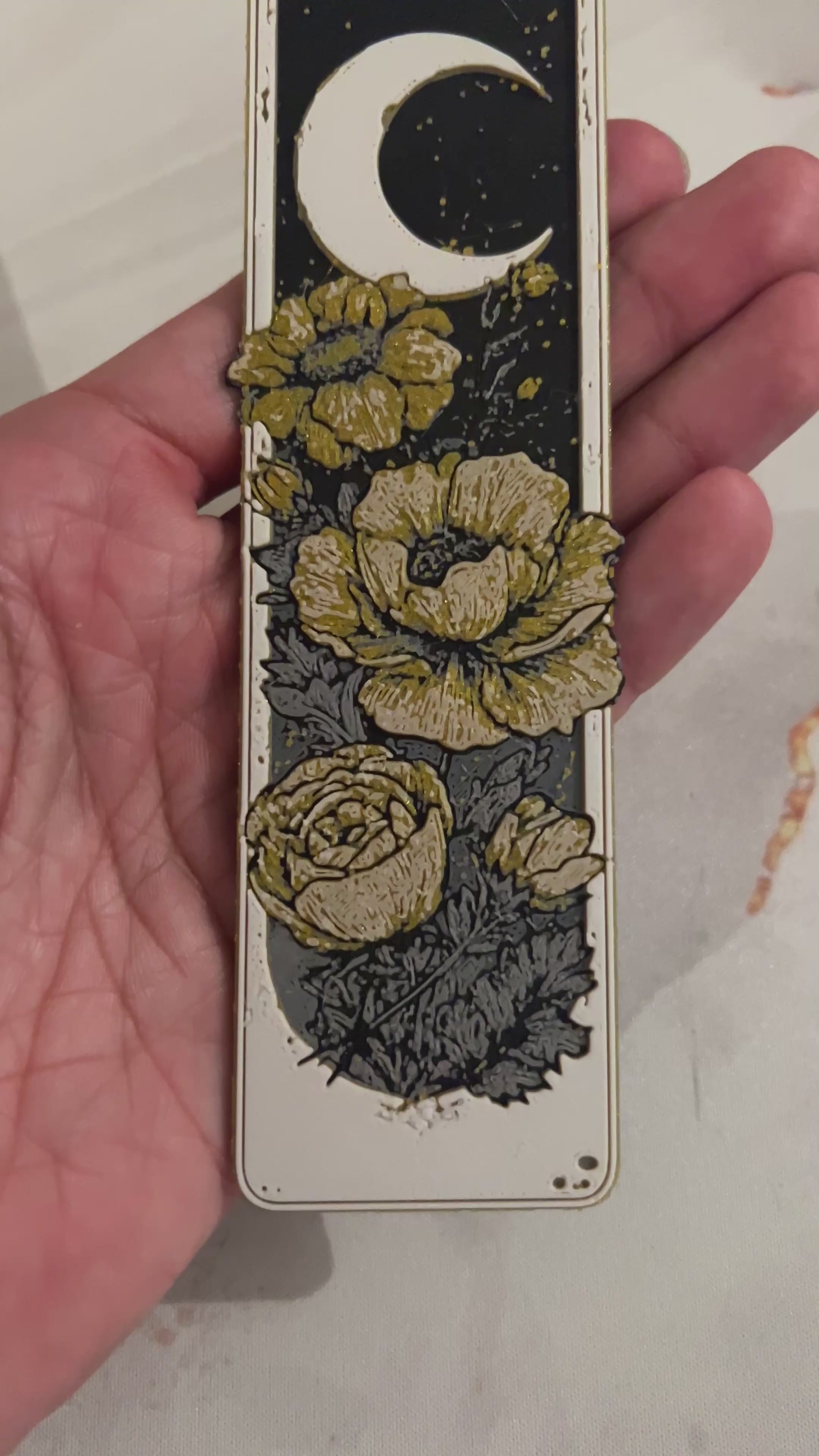 Moonlight Flower Night - Bookmark