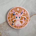 Sylveon - Eeveelution Coaster - 3D Printed - Hand of Stardust