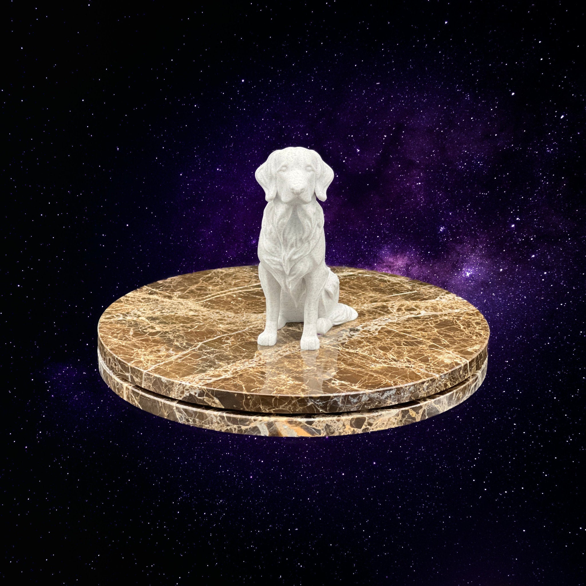 "Tucker The Golden Retriever" - 3D Printed - Hand of Stardust