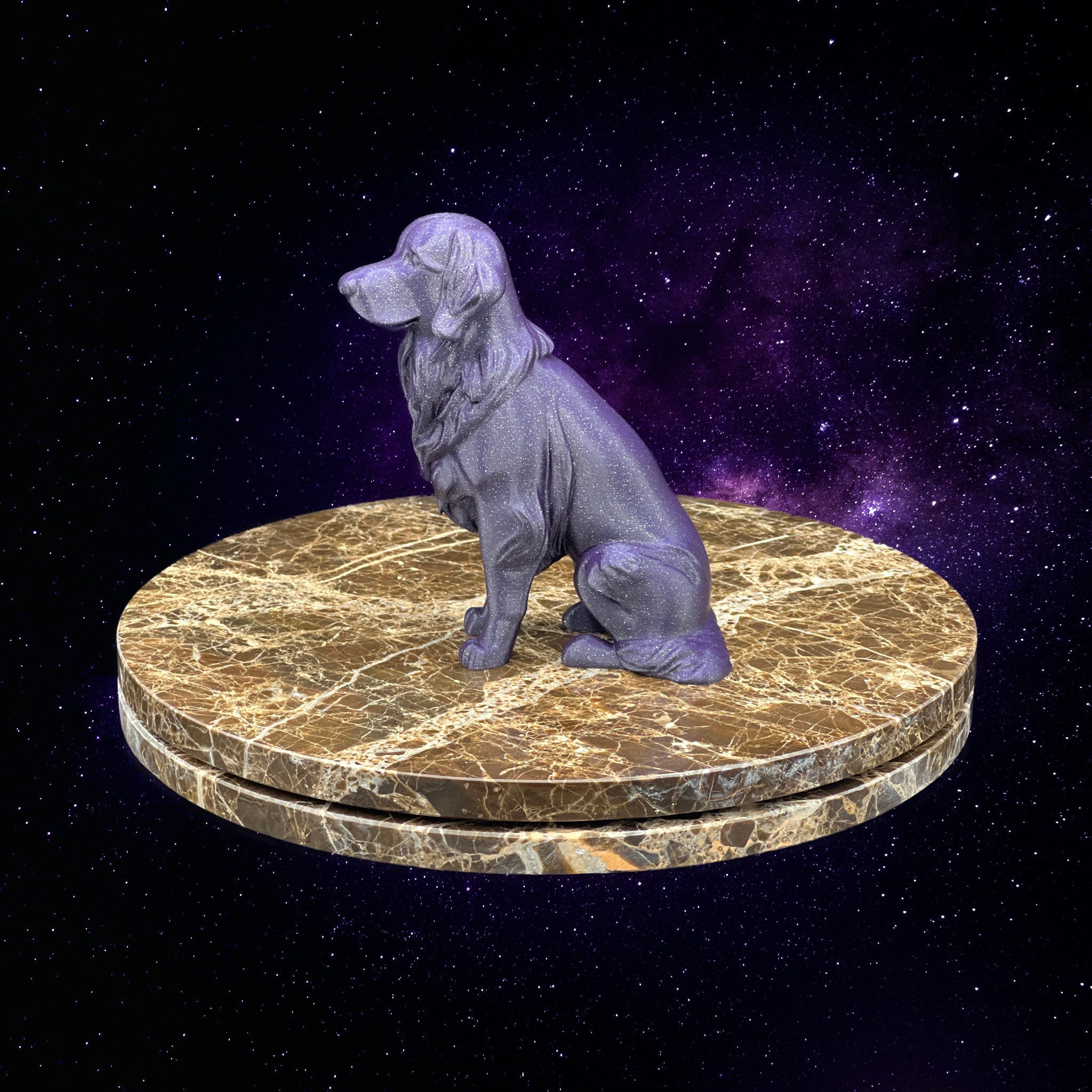 "Tucker The Golden Retriever" - 3D Printed - Hand of Stardust