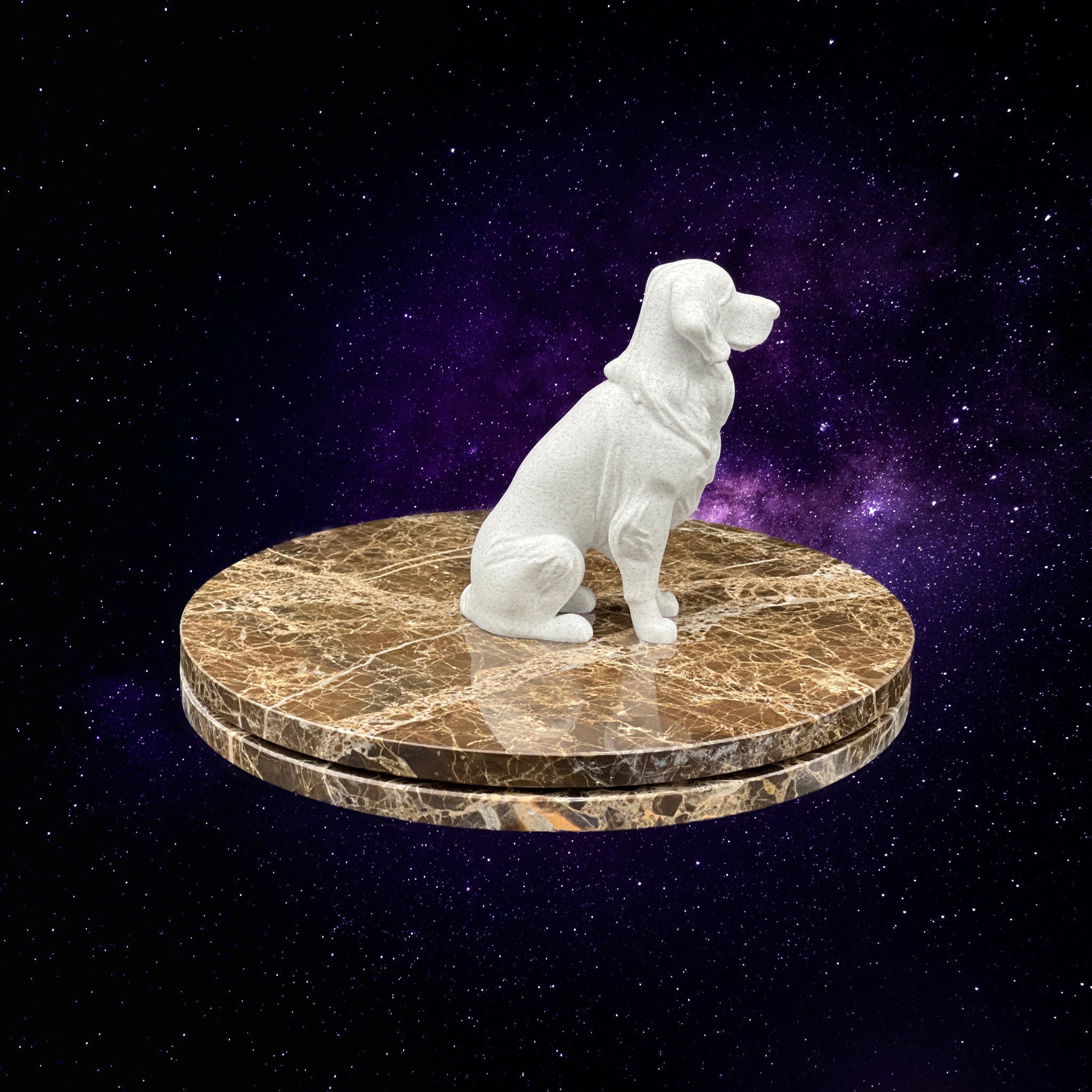 "Tucker The Golden Retriever" - 3D Printed - Hand of Stardust