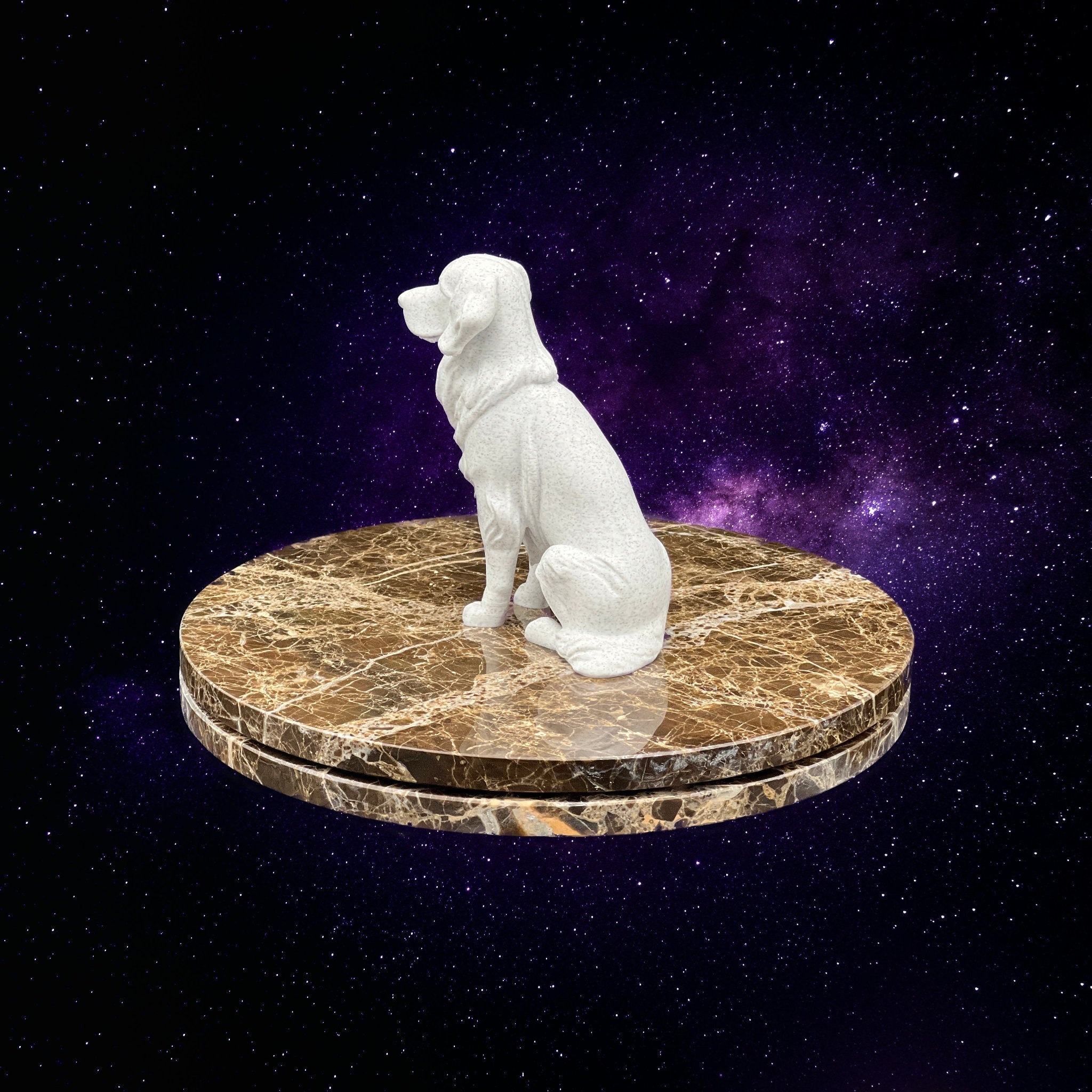 "Tucker The Golden Retriever" - 3D Printed - Hand of Stardust
