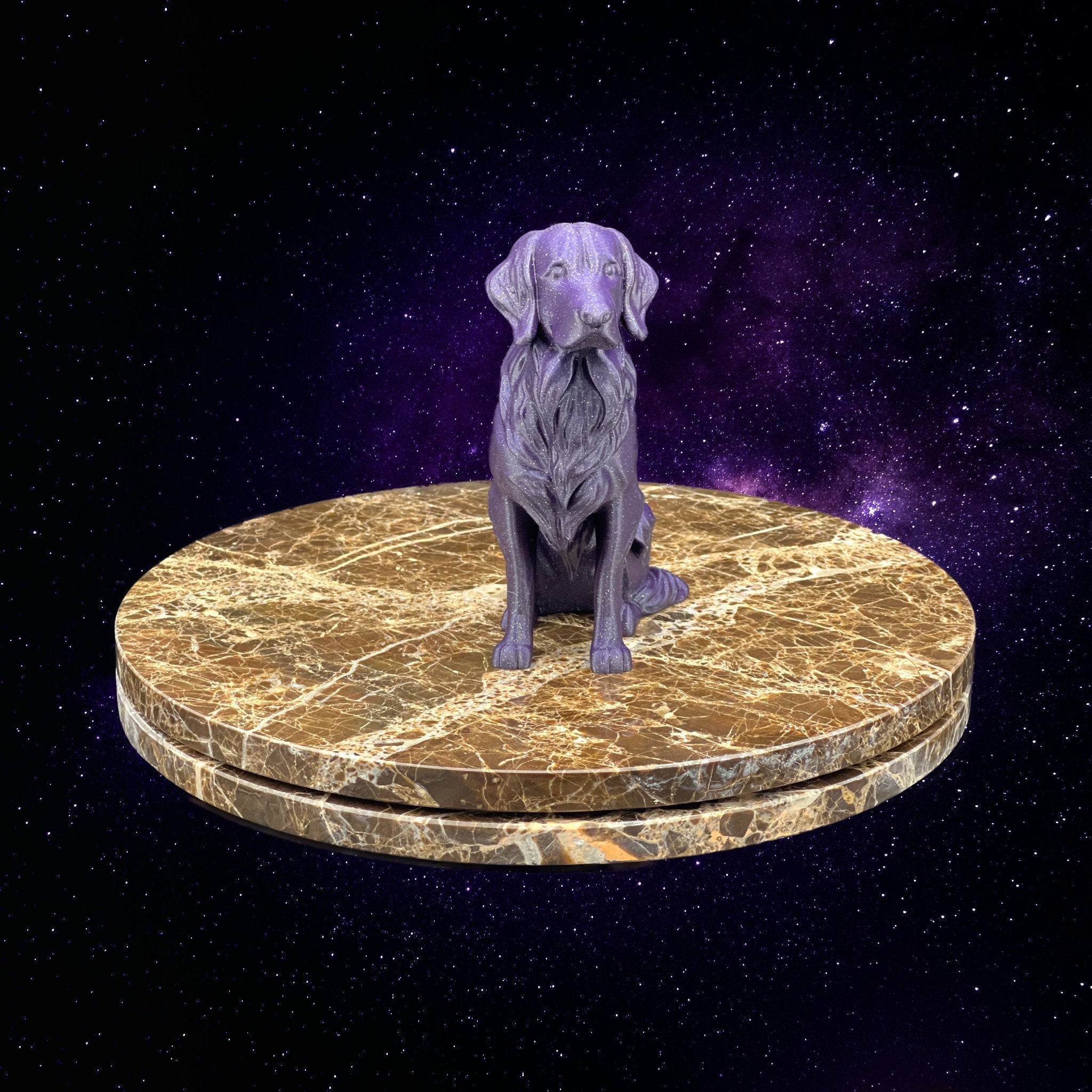 "Tucker The Golden Retriever" - 3D Printed - Hand of Stardust